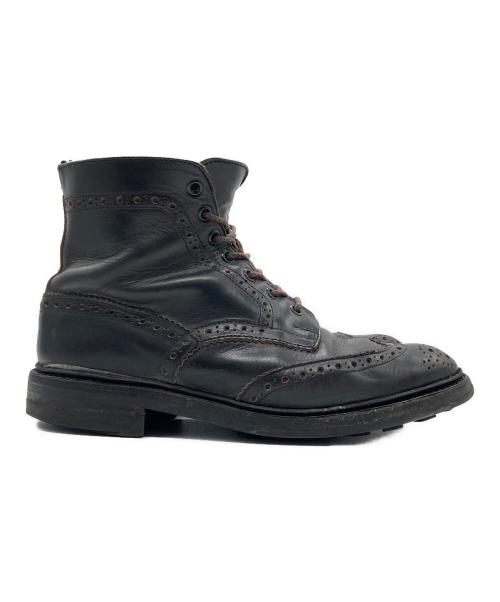 Tricker's（トリッカーズ）Tricker's (トリッカーズ) JOURNAL STANDARD (ジャーナルスタンダード) カントリーブーツ クロムエクセル ブラック サイズ:7の古着・服飾アイテム