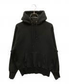 CAMBERキャンバー）の古着「【古着】裏起毛プルオーバーパーカー」｜ブラック