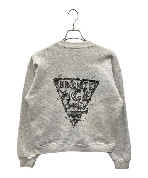 BRONZE AGE（ブロンズエイジ）BRONZE AGE (ブロンズエイジ) 【古着】90s プリントスウェット グレー サイズ:Mの古着・服飾アイテム