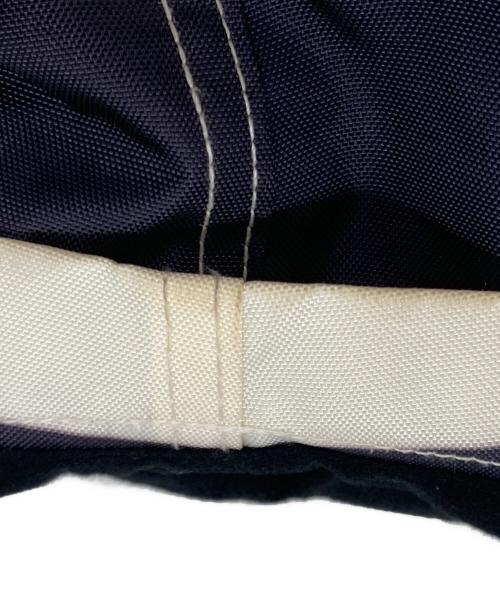 VANSON（バンソン）VANSON (バンソン) ボーダーコーチジャケット ホワイト×ブラック サイズ:ＸＬの古着・服飾アイテム