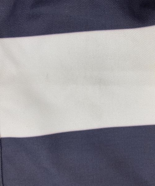 VANSON（バンソン）VANSON (バンソン) ボーダーコーチジャケット ホワイト×ブラック サイズ:ＸＬの古着・服飾アイテム
