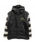VANSON（バンソン）の古着「ボーダーコーチジャケット」｜ホワイト×ブラック