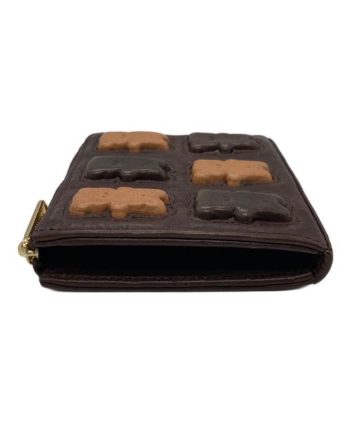 EARL'S FAVOURITE（アールスフェボリット）EARL'S FAVOURITE (アールスフェボリット) くまちゃんブラウニーL字ファスナーウォレット ブラウンの古着・服飾アイテム