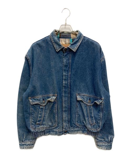 LEVI'S（リーバイス）LEVI'S (リーバイス) 【古着】裏チェックデニムジャケット インディゴ サイズ:XLの古着・服飾アイテム