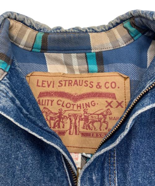 LEVI'S（リーバイス）LEVI'S (リーバイス) 【古着】裏チェックデニムジャケット インディゴ サイズ:XLの古着・服飾アイテム