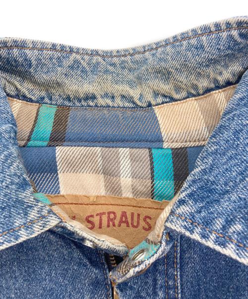 LEVI'S（リーバイス）LEVI'S (リーバイス) 【古着】裏チェックデニムジャケット インディゴ サイズ:XLの古着・服飾アイテム