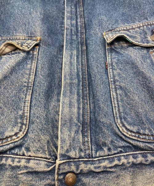LEVI'S（リーバイス）LEVI'S (リーバイス) 【古着】裏チェックデニムジャケット インディゴ サイズ:XLの古着・服飾アイテム