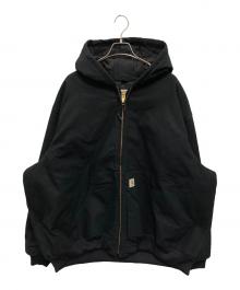 CarHartt（カーハート）の古着「FIRM DUCK INSULATED FLANNEL-LINED ACTIVE JACKET」｜ブラック