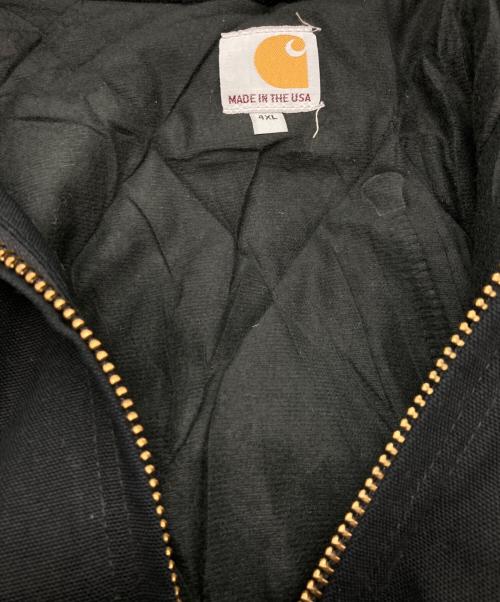 CarHartt（カーハート）CARHARTT (カーハート) FIRM DUCK INSULATED FLANNEL-LINED ACTIVE JACKET ブラック サイズ:4XLの古着・服飾アイテム