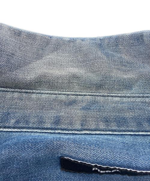 DIESEL（ディーゼル）DIESEL (ディーゼル) スナップボタンデニムシャツ インディゴ サイズ:Lの古着・服飾アイテム