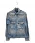 DIESEL（ディーゼル）の古着「スナップボタンデニムシャツ」｜インディゴ