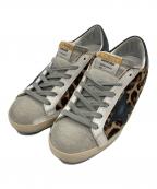 GOLDEN GOOSEゴールデングース）の古着「SUPER STAR」｜ブラウン×ホワイト