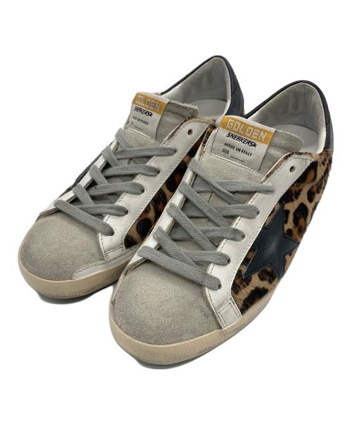 GOLDEN GOOSE（ゴールデングース）GOLDEN GOOSE (ゴールデングース) SUPER STAR ブラウン×ホワイト サイズ:36の古着・服飾アイテム