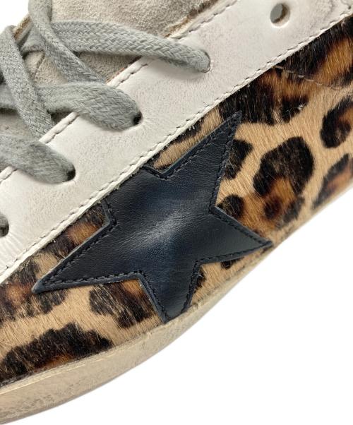 GOLDEN GOOSE（ゴールデングース）GOLDEN GOOSE (ゴールデングース) SUPER STAR ブラウン×ホワイト サイズ:36の古着・服飾アイテム