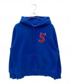 SUPREMEシュプリーム）の古着「S Logo Hooded Sweatshirt」｜ブルー