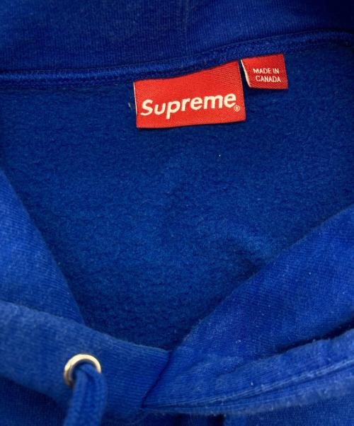 SUPREME（シュプリーム）Supreme (シュプリーム) S Logo Hooded Sweatshirt ブルー サイズ:Lの古着・服飾アイテム