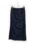 BLACK by moussy (ブラックバイマウジー) center slit flare skirt ネイビー サイズ:SIZE 0：7000円