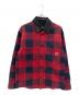 DIESEL（ディーゼル）の古着「チェックシャツジャケット」｜レッド×ブラック