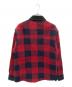 DIESEL (ディーゼル) チェックシャツジャケット レッド×ブラック サイズ:M：14000円
