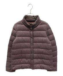 WEEKEND Max Mara（ウィークエンド マックスマーラ）の古着「総柄ダウンジャケット」｜グレー