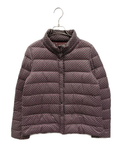 WEEKEND Max Mara（ウィークエンド マックスマーラ）WEEKEND Max Mara (ウィークエンド マックスマーラ) 総柄ダウンジャケット グレー サイズ:38の古着・服飾アイテム