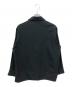 blurhms (ブラームス) シャンブレー ミリタリー シャツ ブラック サイズ:2：9000円
