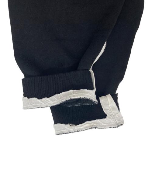 MM6 Maison Margiela（エムエムシックスメゾンマルジェラ）MM6 Maison Margiela (エムエムシックスメゾンマルジェラ) 再構築スウェット ブラック サイズ:Mの古着・服飾アイテム