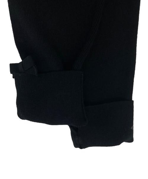 cygne（シーニュ）cygne (シーニュ) オープンリボンニット Arii ブラック サイズ:1の古着・服飾アイテム