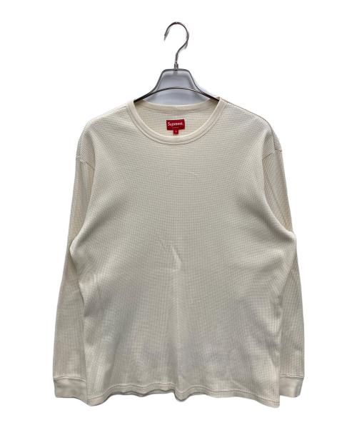 SUPREME（シュプリーム）Supreme (シュプリーム) Equipe Thermal L/S TEE ベージュ サイズ:Lの古着・服飾アイテム