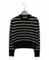 AMI Alexandre Mattiussi（アミアレクサンドルマテュッシ）の古着「ADC STRIPED SWEATER」｜ブラック