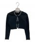 ALEXANDER WANG（アレキサンダー・ワン）の古着「Cropped Bodycon Cardigan」｜ブラック
