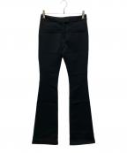 courregesクレージュ）の古着「フレアパンツ」｜ブラック
