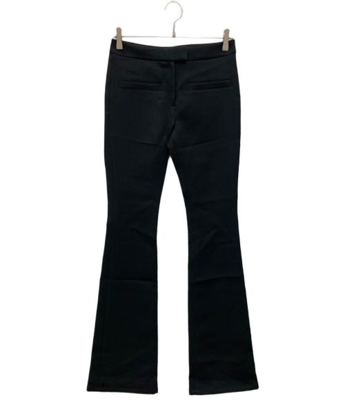 courreges（クレージュ）courreges (クレージュ) フレアパンツ ブラック サイズ:34 未使用品の古着・服飾アイテム