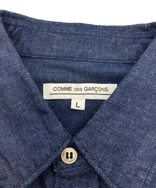 COMME des GARCONS（コムデギャルソン）COMME des GARCONS (コムデギャルソン) デニムシャツ インディゴ サイズ:Lの古着・服飾アイテム