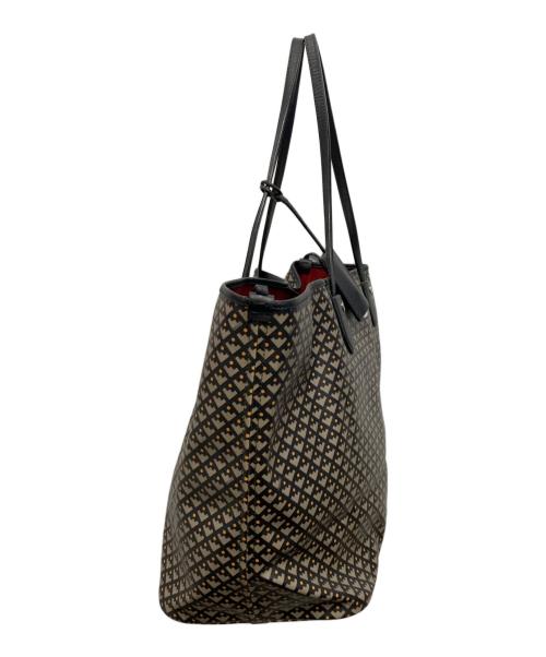 BALLY（バリー）BALLY (バリー) 総柄トートバッグ ブラックの古着・服飾アイテム
