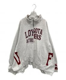 77circa（ナナナナサーカ）の古着「リメイク ハーフジップスウェット」｜グレー