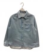 theory luxeセオリーリュクス）の古着「Slate Denim Flyn Blouse」｜インディゴ