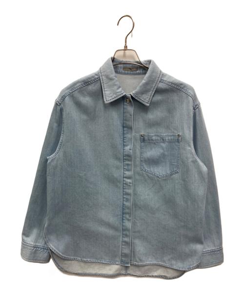 theory luxe（セオリーリュクス）theory luxe (セオリーリュクス) Slate Denim Flyn Blouse インディゴ サイズ:38の古着・服飾アイテム
