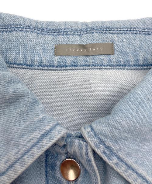 theory luxe（セオリーリュクス）theory luxe (セオリーリュクス) Slate Denim Flyn Blouse インディゴ サイズ:38の古着・服飾アイテム