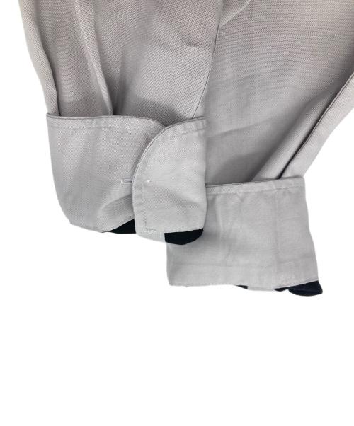 WACKO MARIA（ワコマリア）WACKO MARIA (ワコマリア) SWITCHING L/S SHIRT グレー サイズ:Lの古着・服飾アイテム