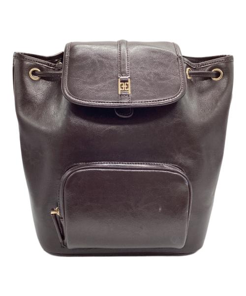 FOLNUA（フォルニュア）FOLNUA (フォルニュア) レザーバックパック ブラウンの古着・服飾アイテム