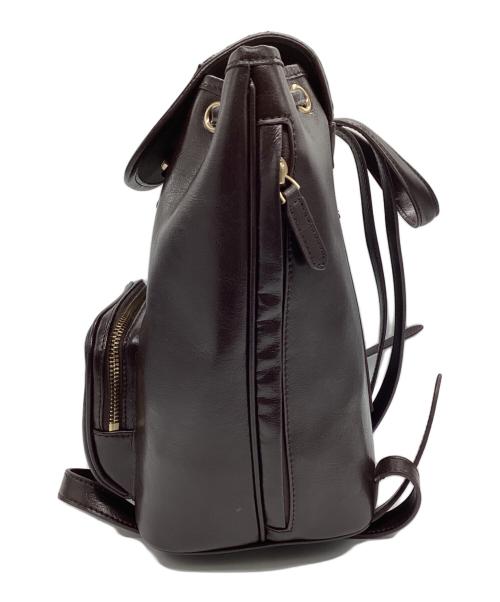 FOLNUA（フォルニュア）FOLNUA (フォルニュア) レザーバックパック ブラウンの古着・服飾アイテム