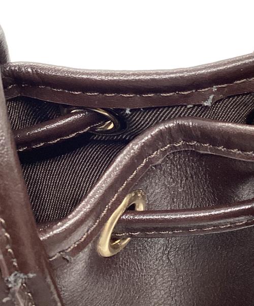 FOLNUA（フォルニュア）FOLNUA (フォルニュア) レザーバックパック ブラウンの古着・服飾アイテム