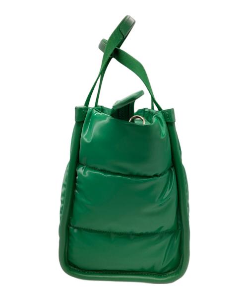 Kate Spade（ケイトスペード）Kate Spade (ケイトスペード) キップ パフィー スモール トート グリーンの古着・服飾アイテム