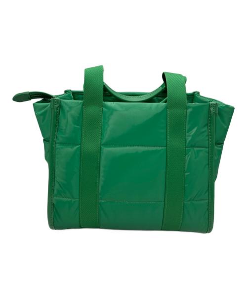 Kate Spade（ケイトスペード）Kate Spade (ケイトスペード) キップ パフィー スモール トート グリーンの古着・服飾アイテム