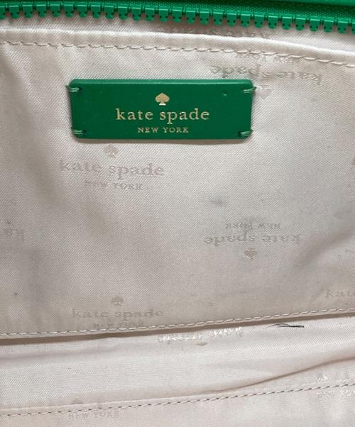 Kate Spade（ケイトスペード）Kate Spade (ケイトスペード) キップ パフィー スモール トート グリーンの古着・服飾アイテム