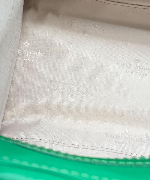 Kate Spade（ケイトスペード）Kate Spade (ケイトスペード) キップ パフィー スモール トート グリーンの古着・服飾アイテム