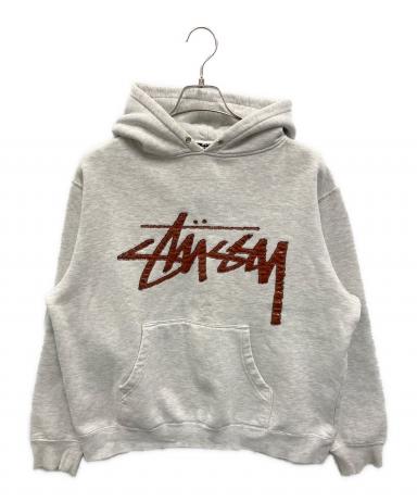 中古・古着通販】stussy (ステューシー) ロゴプルオーバーパーカー