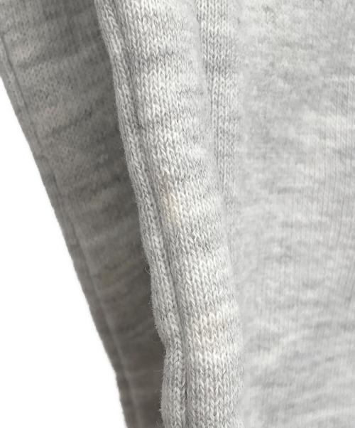 stussy（ステューシー）stussy (ステューシー) ロゴプルオーバーパーカー グレー×ブラウン サイズ:Mの古着・服飾アイテム