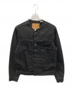 LEVI'Sリーバイス）の古着「Type 1 Trucker Jacket COLLARLESS」｜ブラック